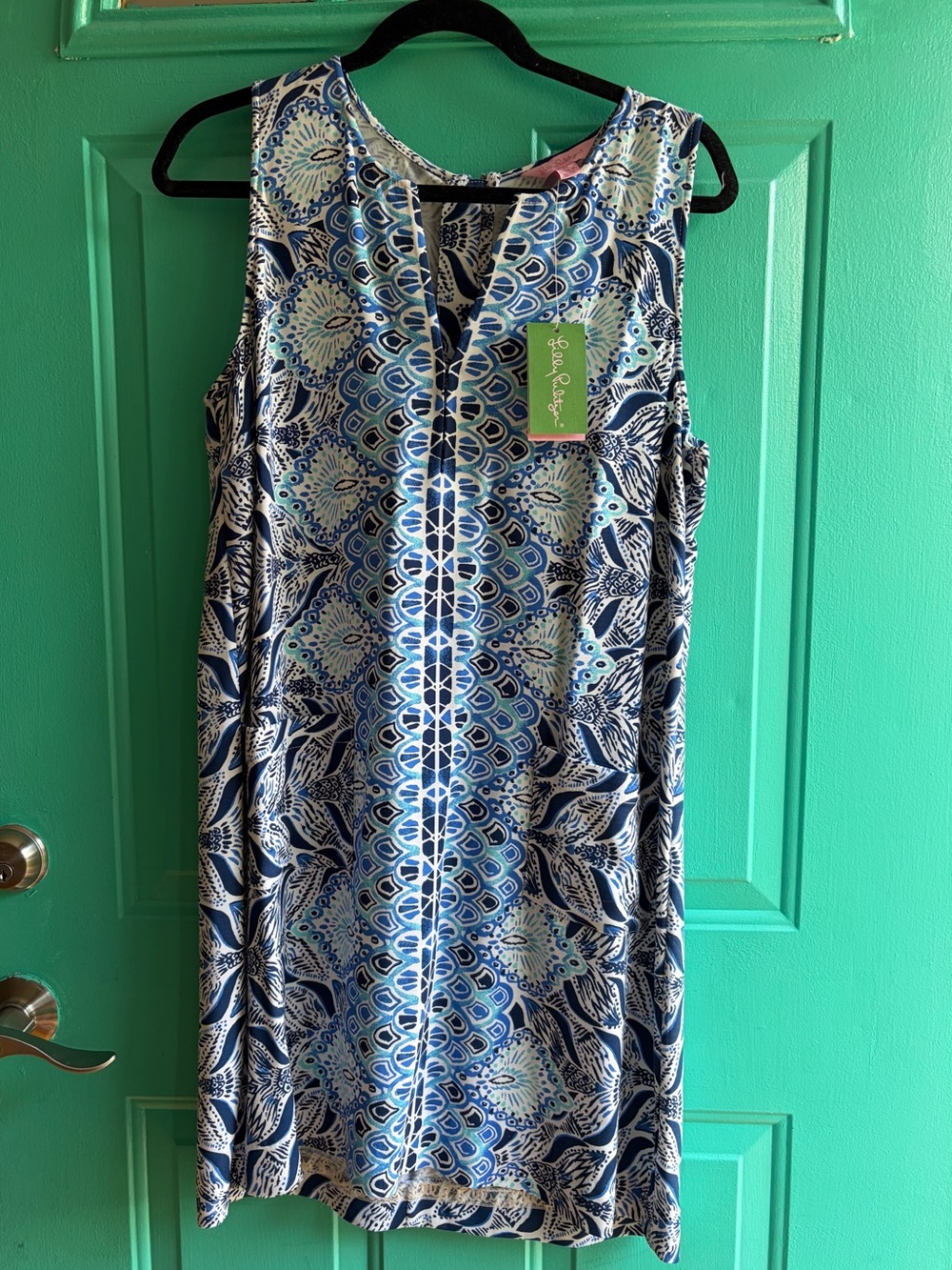 Nwt Lilly Pulitzer Kelby Stretch Shift - Mermaids Tale - 10